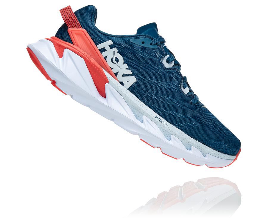 Hoka One One Koşu Ayakkabısı Kadın Lacivert/Beyaz - Elevon 2 - NU6890274